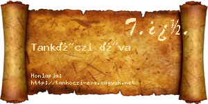 Tankóczi Éva névjegykártya